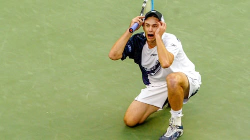 In what was the crowning achievement in the career of the big-serving American, Andy Roddick defeated Juan Carlos Ferrero to capture his one and only Grand Slam title at the 2003 US Open.