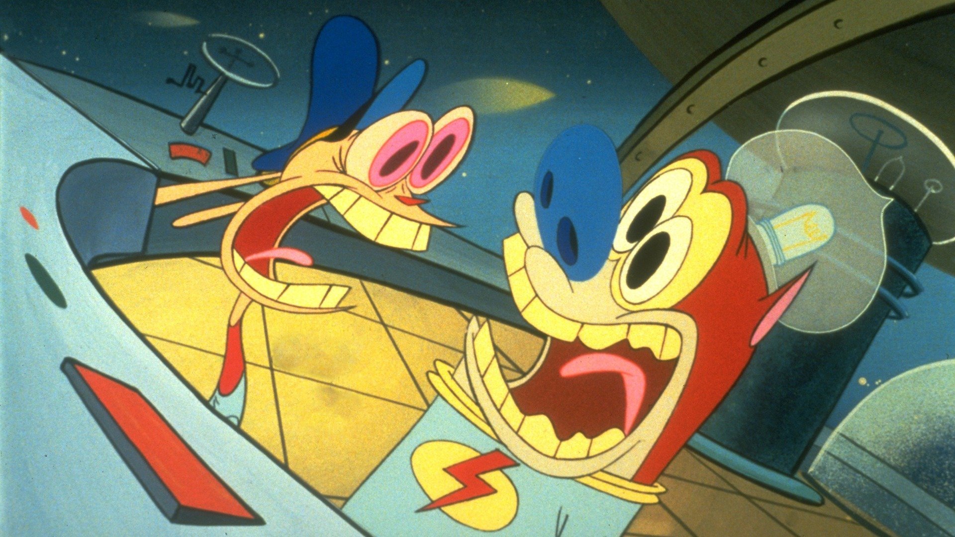 ren and stimpy living room