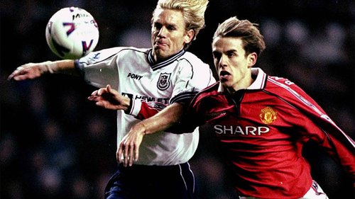 A chance to relive a classic Premier League match. Here, a look back to 1998 and a four-goal thriller between Spurs and Man Utd at White Hart Lane.