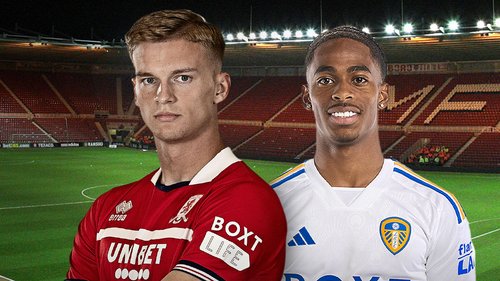 Middlesbrough and Leeds United battle at the Riverside in the Sky Bet Championship. Can Michael Carrick's side hinder their visitors' promotion push? (22.04)