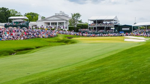 As players prepare and hone their games ahead of the 2024 Wells Fargo Championship, join some of golf's biggest stars at the tournament practice area.