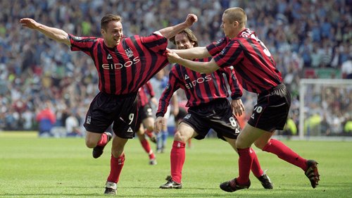 A chance to relive a classic clash from the second tier from over the years. Here, back in 2000, Blackburn Rovers and Manchester City go head-to-head in a memorable First Division clash.