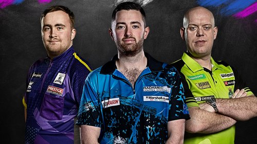 The BetMGM Premier League continues with night three in Glasgow where the victor in Berlin, MVG, meets Peter Wright before Gerwyn Price and Luke Littler complete the quarter-finals. (15.02)