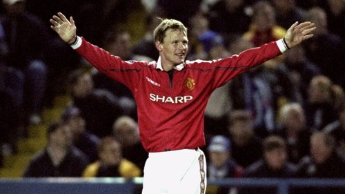 A profile of former Tottenham and Manchester United striker Teddy Sheringham. The former England international was part of the Red Devils' treble-winning season in 1999.