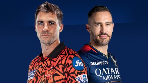 The inform Sunrisers Hyderabad face Royal Challengers Bengaluru in the IPL. Hyderabad's winning run stretched to four recently as they sent Delhi to the cleaners with a 67-run win. (25.04)