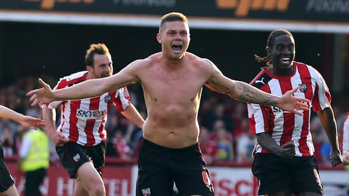 Remember some classic matches from English football. Here, Brentford face Swindon Town in May 2013 in the League 1 semi final at Griffin Park.