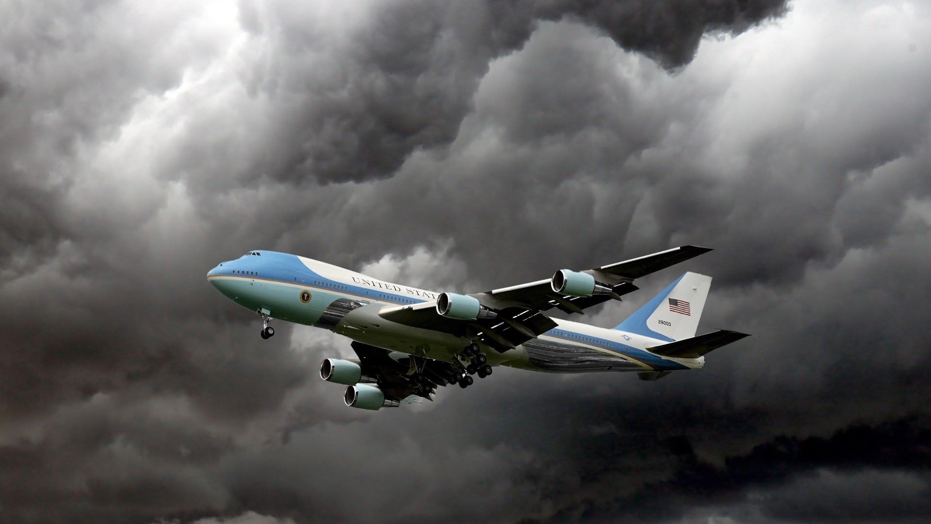 air force one plane inside