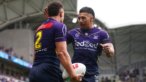 Melbourne Storm and Cronulla Sharks clash in round 10 of the NRL. Sole possession of top spot on the ladder is up for grabs here as the sides renew their rivalry at AAMI Park. (11.05)