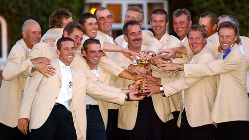A look back at the 2002 Ryder Cup at the Belfry. Sam Torrance captained Europe brilliantly, as Paul McGinley sealed his place in Ryder Cup folklore by sealing the win for the hosts.