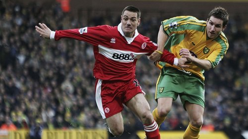 A chance to relive a classic Premier League match. Here, Norwich City meet Middlesbrough at Carrow Road in 2005, with the Canaries making a stunning comeback.