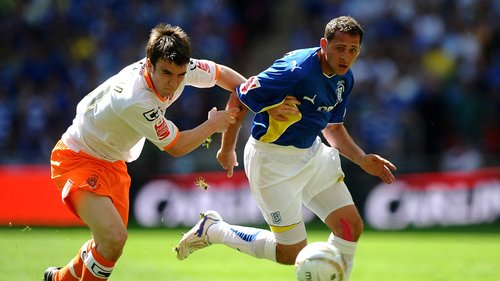 A look back at some classic Football League play-off finals from years gone by. Here, Blackpool take on Cardiff City at Wembley in the Championship play-off final in 2010.