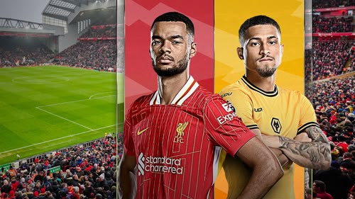 Leaders Liverpool host Wolves on Super Sunday at Anfield. The Reds come from a dramatic 2-2 draw in the Merseyside derby, while the visitors look to build on victory over Villa. (16.02)