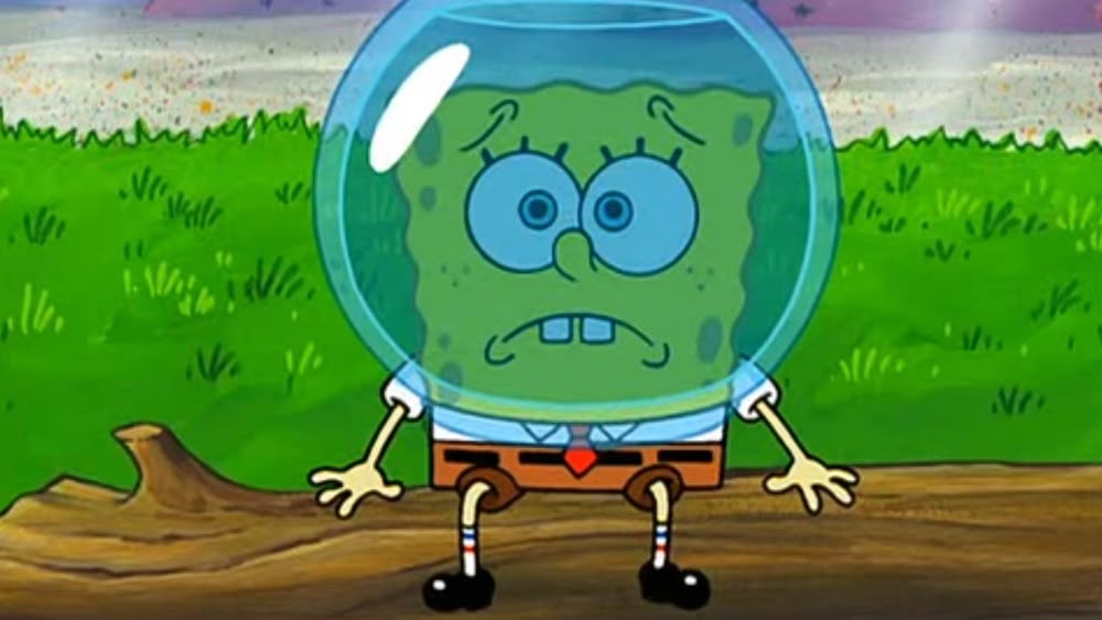 Spongebob Squarepants Smoking Peanut