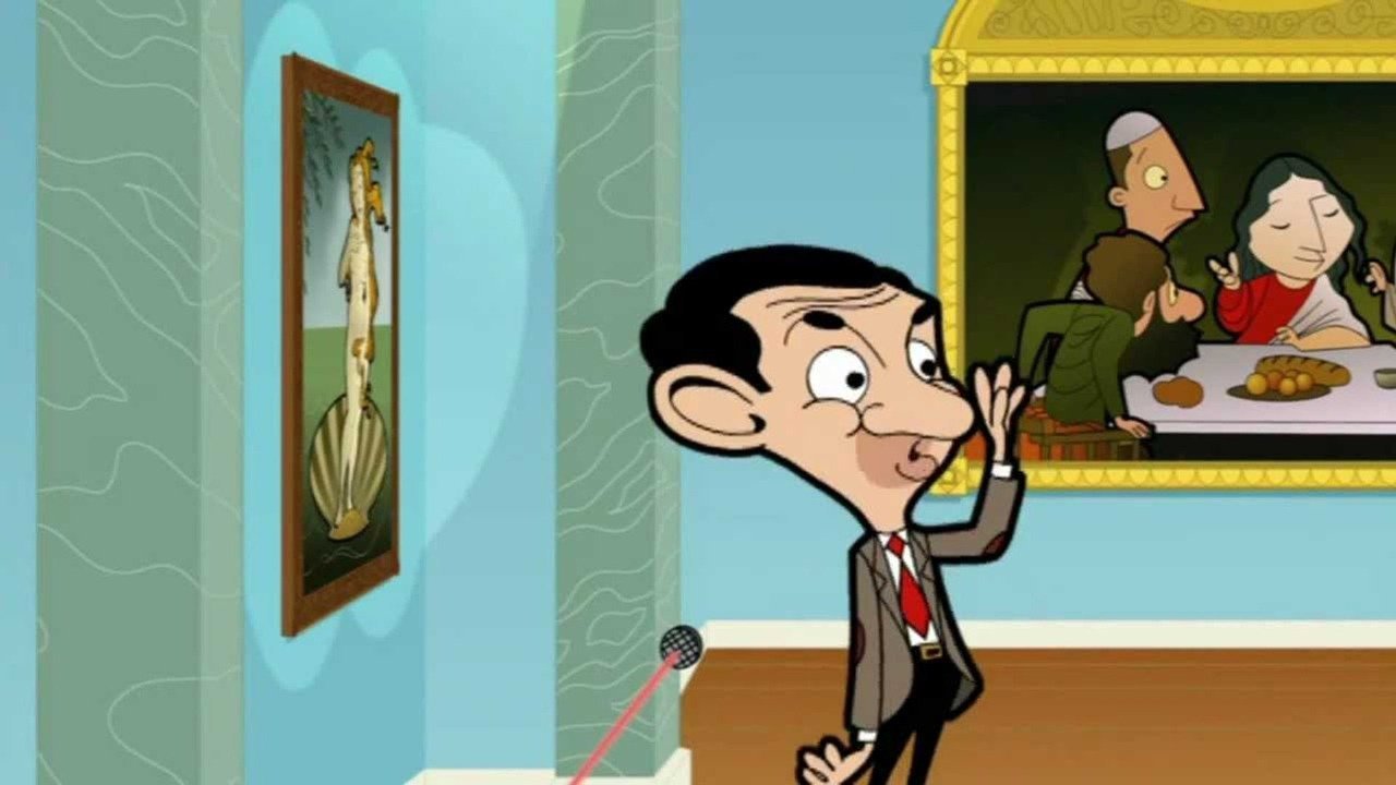 Mr Bean Cartoon Art Thief