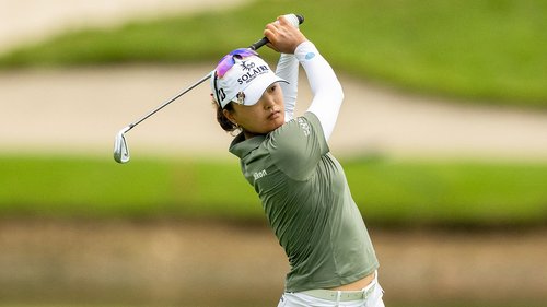 Second-round action from the LPGA's Cognizant Founders Cup. A year ago, Jin Young Ko dethroned the then defending champion Minjee Lee in a play-off. (10.05)
