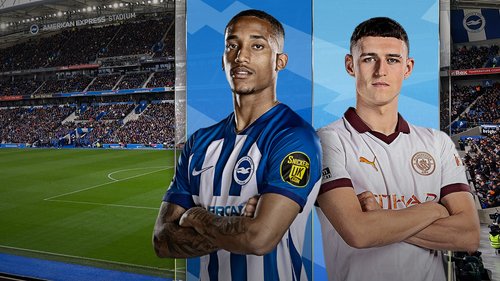 The champions Manchester City get back to the defence of their Premier League crown, as Pep Guardiola's men travel to the Amex Stadium where Roberto De Zerbi's Brighton await. (25.04)