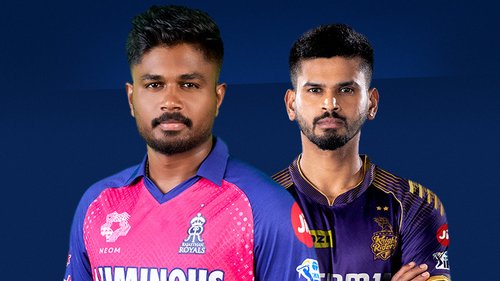 Rajasthan Royals and a table-topping KKR face off in the IPL. Rajasthan are looking to avoid a fifth straight defeat that could leave them outside the top two. (19.05)