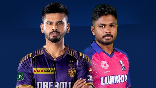 Two in-form teams collide in the Indian Premier League as Kolkata Knight Riders face Jos Buttler's Rajasthan Royals, who are looking to extend their lead at the top of the table. (16.04)