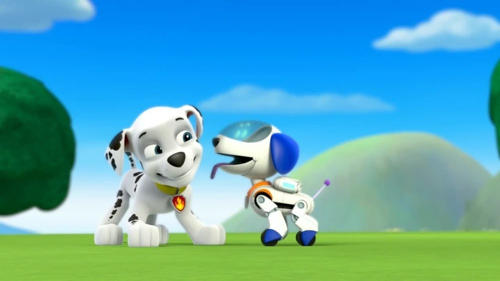 Paw patrol best sale marshall robot dog