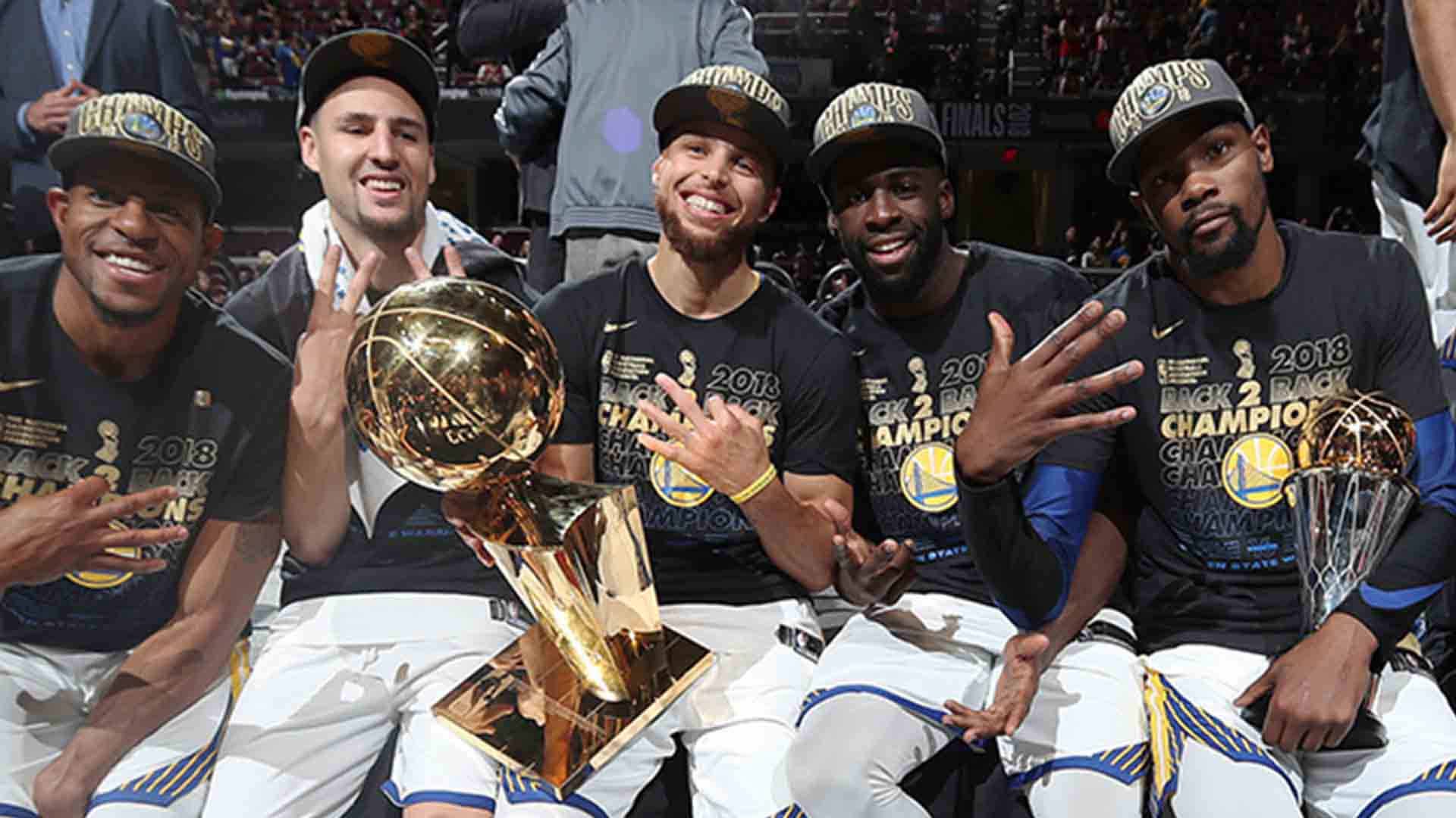  NBA Champions 2018 Warriors Sky.com