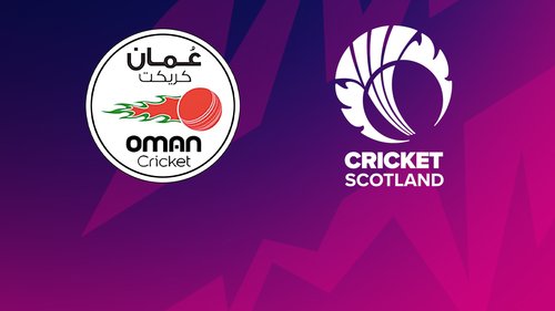 Group B action from the ICC Men's T20 World Cup as Oman face Scotland. The partnership of Richie Berrington and Michael Leask saw Scotland home for a landmark win previously. (09.06)