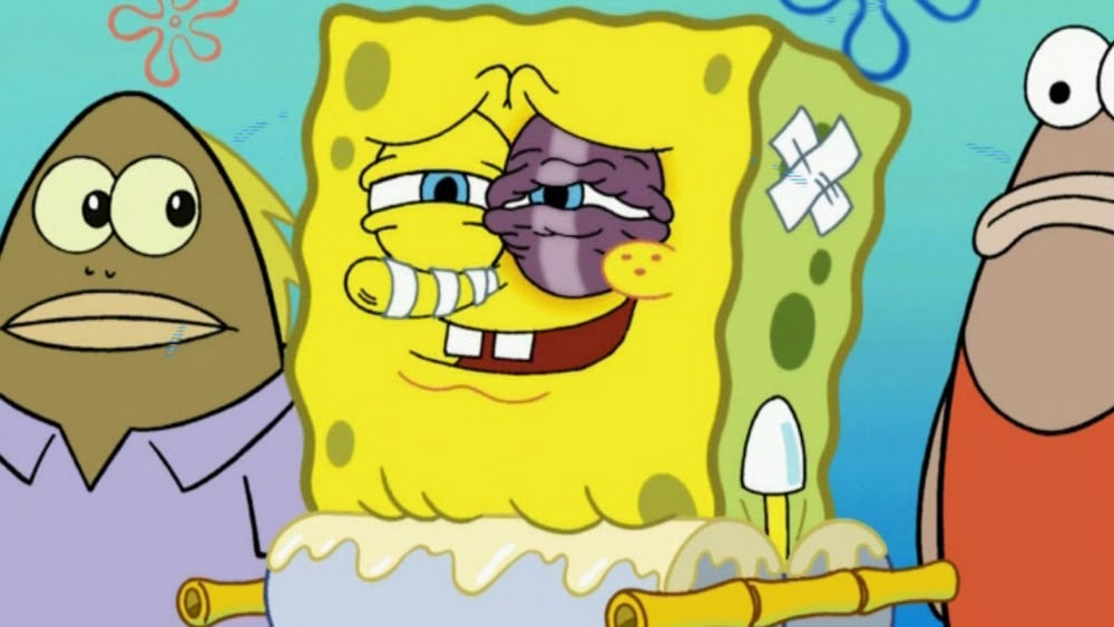Stuck In The Wringer Spongebob