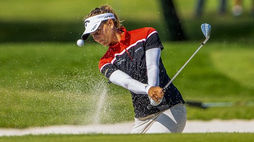 Day three of the Amundi German Masters on the Ladies European Tour, held at Golf and Country Club Seddiner See. Germany's Alexandra Forsterling leads heading into the weekend. (18.05)