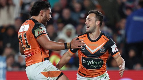 The NRL Magic Round concludes in Brisbane with the eighth and final Premiership contest at Suncorp Stadium, as West Tigers face a hot Dolphins side targeting a fifth win in a row. (19.05)