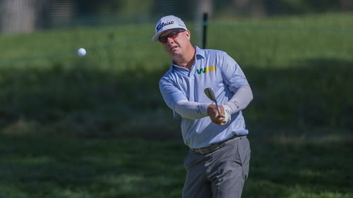 The third round of the 2025 ISCO Championship at Hurstbourne Country Club in Louisville, Kentucky. Chan Kim extended his lead to five strokes after a strong performance on day two.
