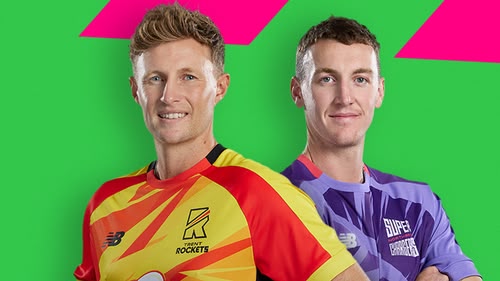 A match from the 2025 Men's Hundred between Trent Rockets and Northern Superchargers. England internationals Zak Crawley and Harry Brook propelled the Superchargers to victory on Thursday.