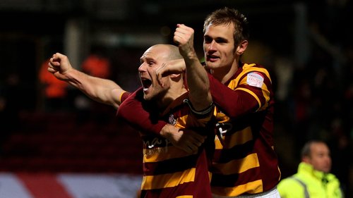 A look at some of the greatest matches from English football. Here, League 2 side Bradford City take on Premier League giants Arsenal in the Football League Cup in December 2012.