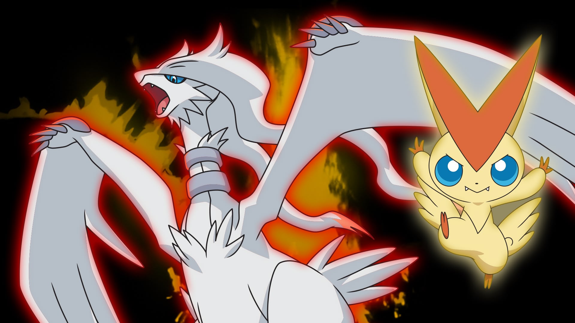 pokemon victini and reshiram