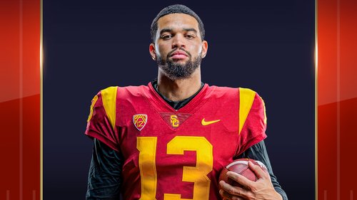 Former USC quarterback Caleb Williams showcases his skill set during his pro day ahead of the 2024 NFL Draft, where the 2022 Heisman Trophy winner is expected to be the number one pick.