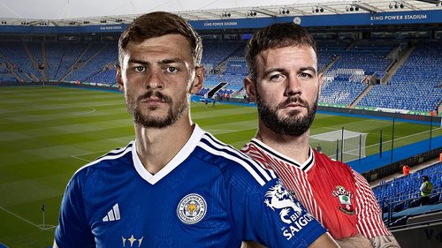 Two teams hoping for promotion - Leicester City and Southampton - meet at the King Power Stadium in the Sky Bet Championship. Can the Foxes hold their precarious position in first? (23.04)