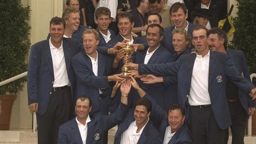 A look back at The 1997 Ryder Cup at Valderrama. This was the first time Europe had played on home soil outside of the British Isles in the event. Tiger Woods made his debut for America.