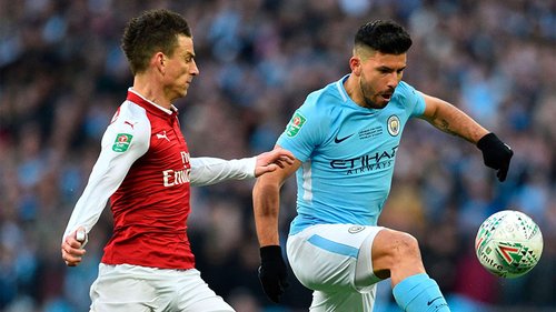 A chance to relive a classic EFL Cup final. Here, the 2017-18 final between Arsenal and Manchester City at Wembley. City were looking to reclaim the title after winning it in 2016.