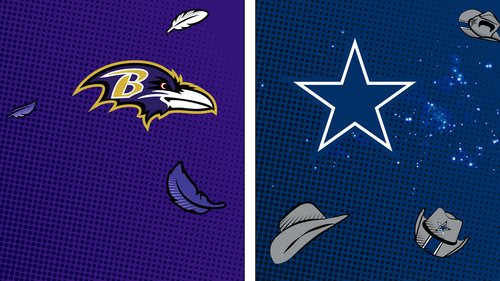 The Dallas Cowboys look to get back on track at AT&T Stadium as a 0-2 Baltimore Ravens pay a visit. Dallas' 16-game home winning streak went to the hands of the Saints last week. (22.09)