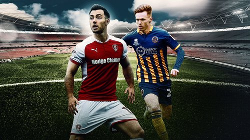 Rotherham United take on Shrewsbury Town at Wembley in the Sky Bet League One play-off final. The sides each beat each other once during the regular season.