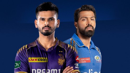 Action from the IPL, as Kolkata Knight Riders face already eliminated Mumbai Indians. After defeating Lucknow, KKR now have 16 points and a superior net run rate to their name. (11.05)