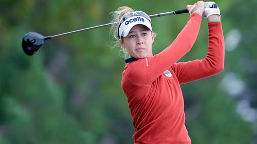The second round of the Amundi Evian Championship, Europe's only women's Major, in Evian-les-Bains, France. Leona Maguire, Andrea Lee, Gabriela Ruffels and Grace Kim lead after day one.