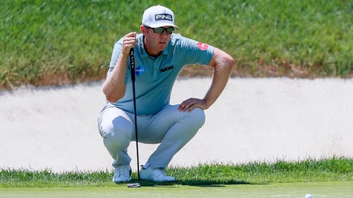 The fourth round of the 2025 ISCO Championship at Hurstbourne Country Club in Louisville, Kentucky. The American Paul Peterson takes a one-stroke lead from the storm-delayed third round.