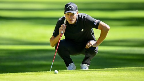 Day three of the European Open, held in Hamburg, Germany. England's Laurie Canter led the pack into the weekend after a bogey-free second round of 66. (01.06)