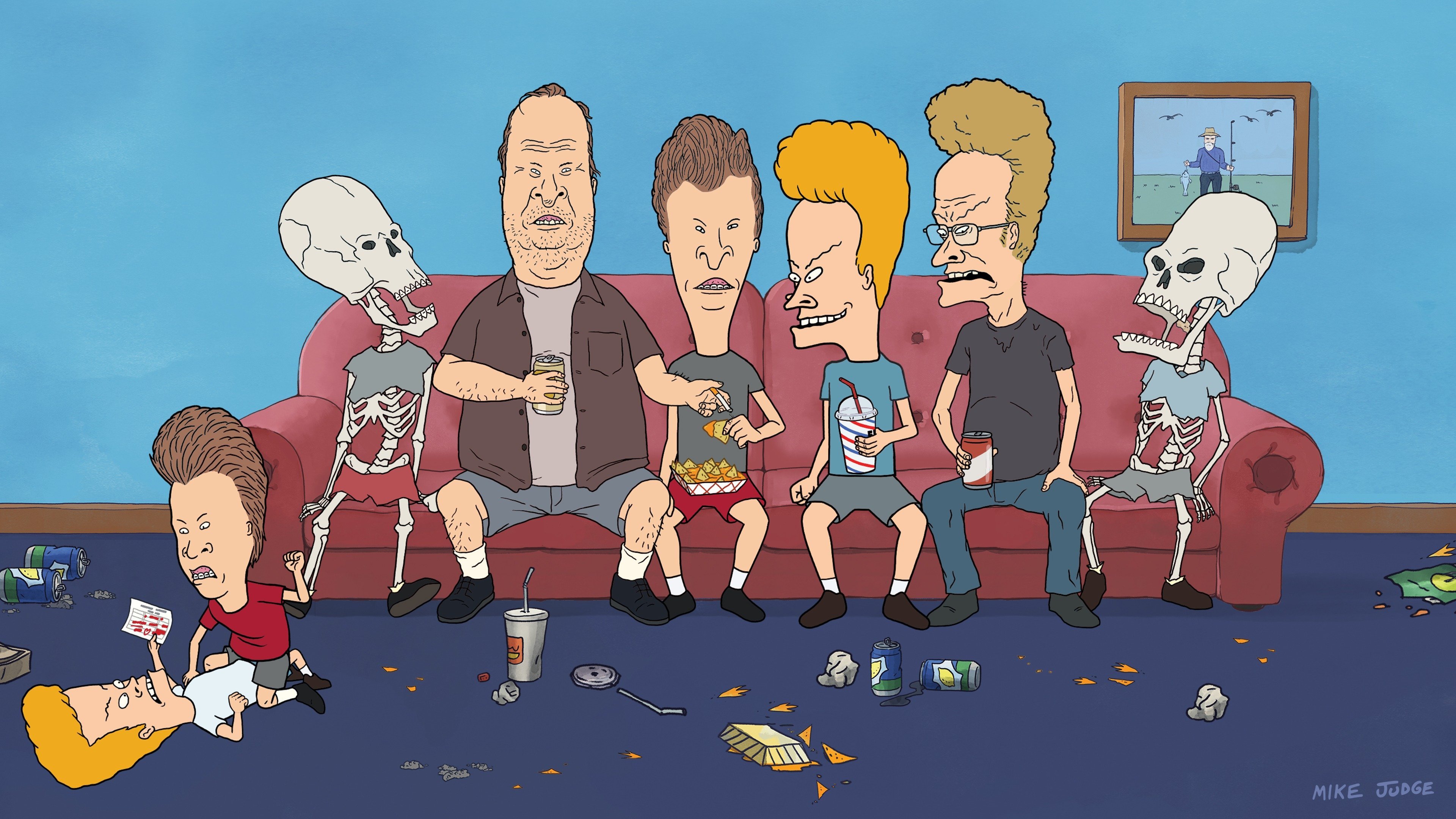 Бивис и уделывают вселенную. Beavis and Butthead 2022. Бивис и Баттхед 2022. Майк Джадж Бивис и Батхед. Бивис и Баттхед уделывают вселенную.