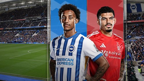 Super Sunday comes from the Amex Stadium as unbeaten Brighton host Forest in the Premier League. Nuno Espirito Santo's men forged a memorable win at Anfield previously. (22.09)