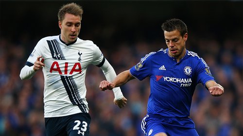 Chelsea welcome London rivals Spurs to Stamford Bridge back in the 2015-16 campaign, knowing that if they denied their visitors victory, Leicester would win the title.