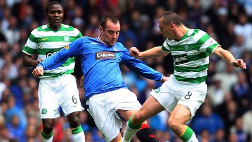 Classic action from the Scottish Premiership. Here, Rangers meet Celtic in the top flight back in October 2009.